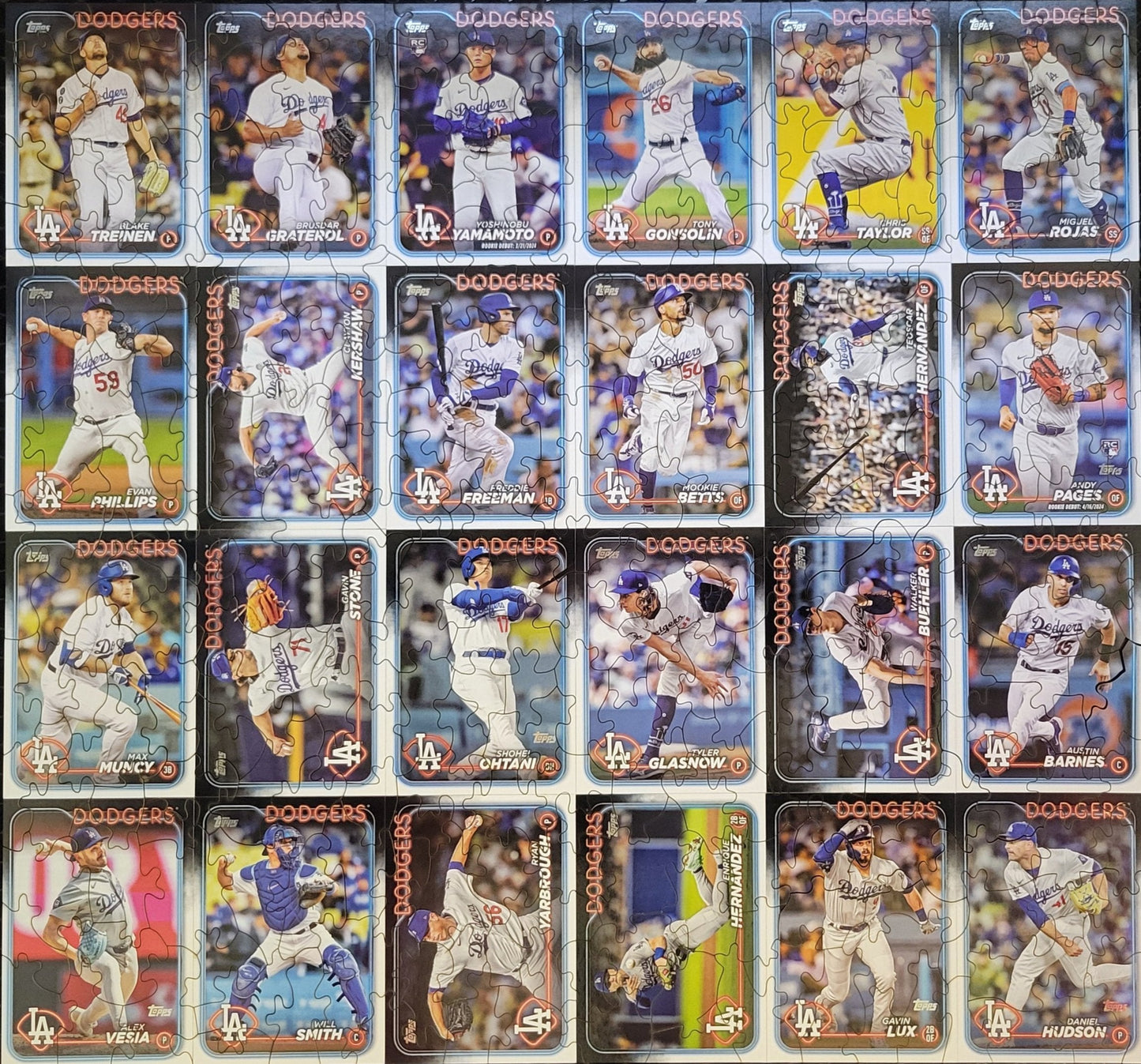 MLB Pick Your Team Puzzle - Irregular Pieces
